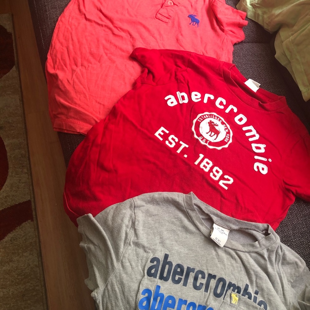 Bundle of 3 Abercrombie boys shirts